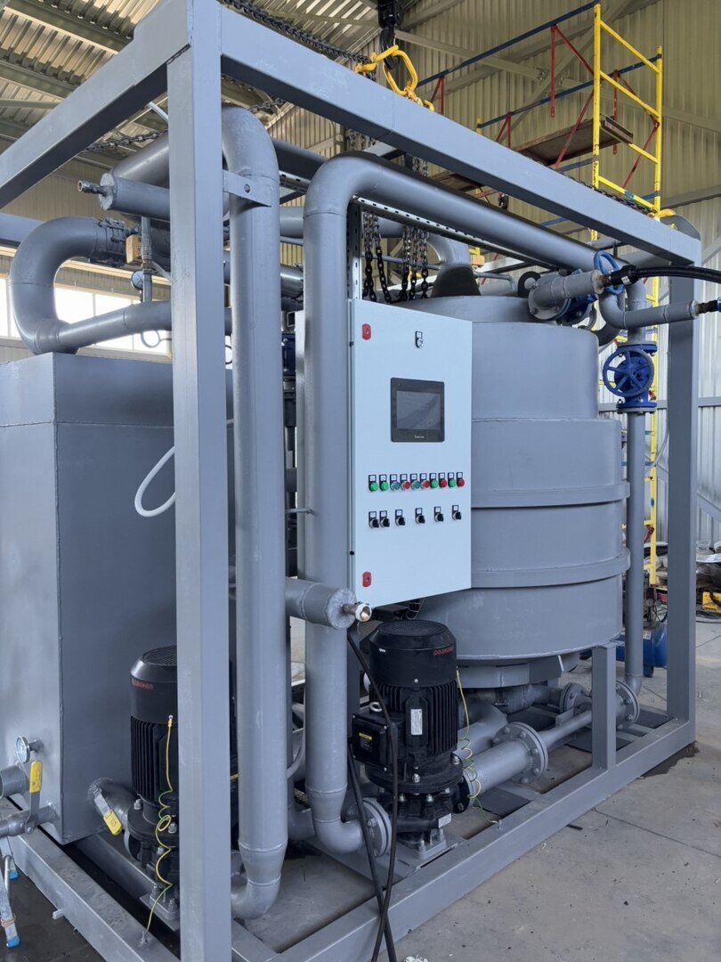 Блочная центробежно-капельная деаэрационная установка БЦКДУ-0522